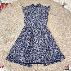 Madewell silk floral dress size 0